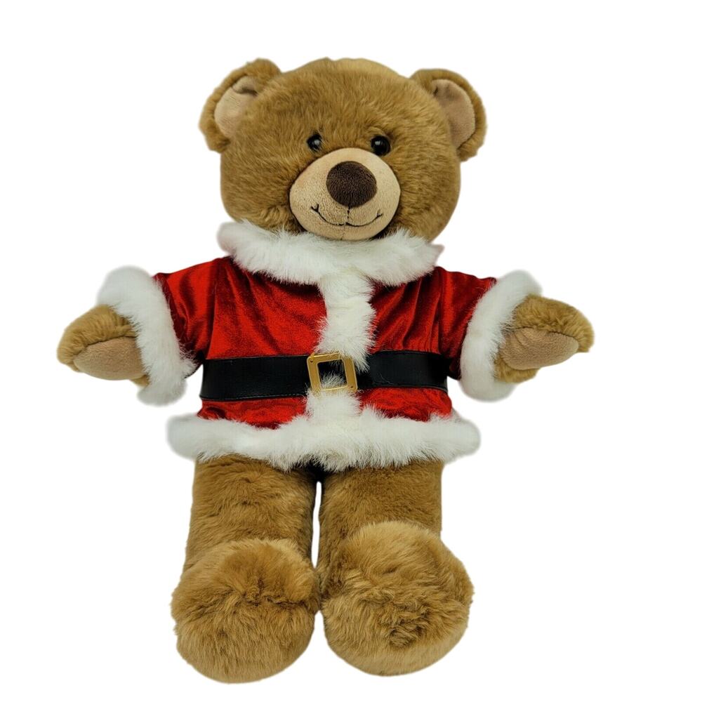 Build a Bear Workshop 15" Teddy Bear Santa Claus Jacket Christmas